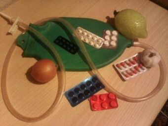 enema e medicamentos para eliminar parasitos