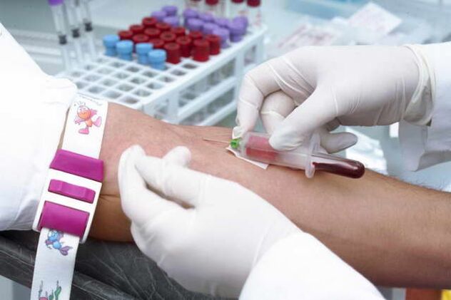 Sangue en parasitos
